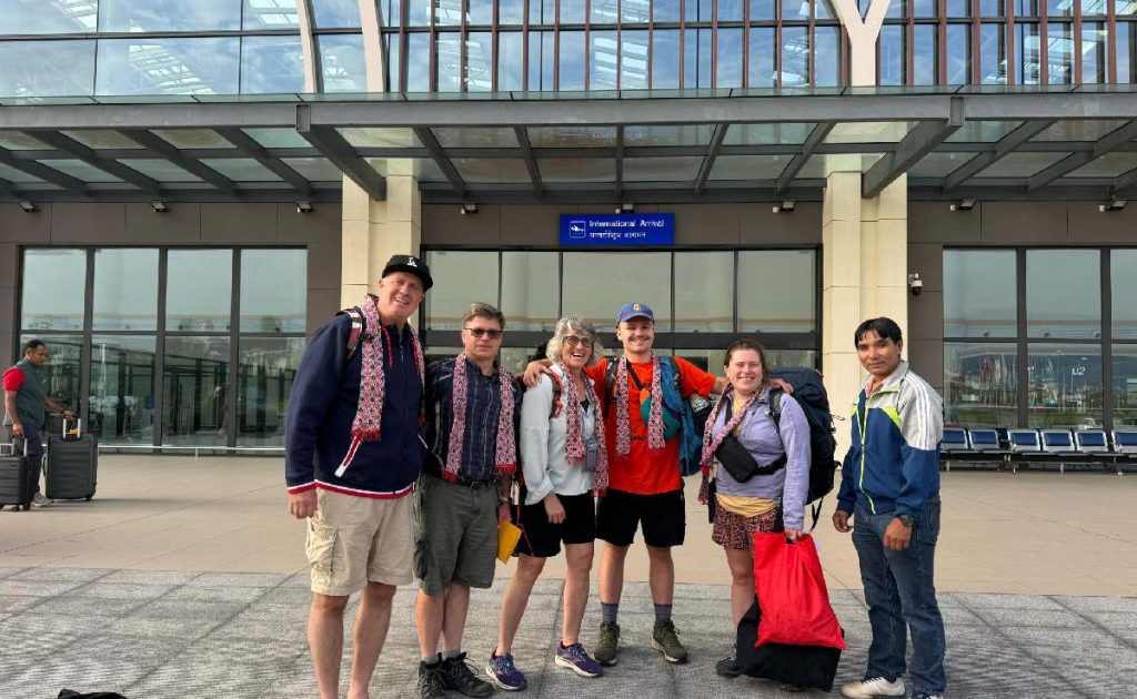 Airport arrival procedure in Nepal