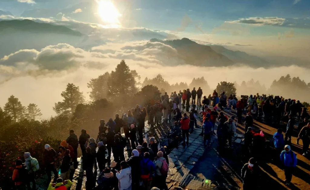 sunrise from Poonhill